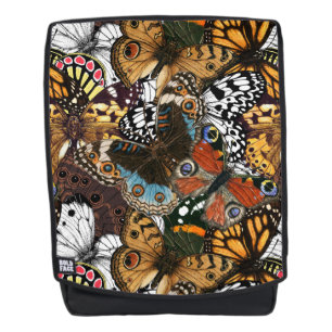 Animal print. Butterfly wings. Backpack