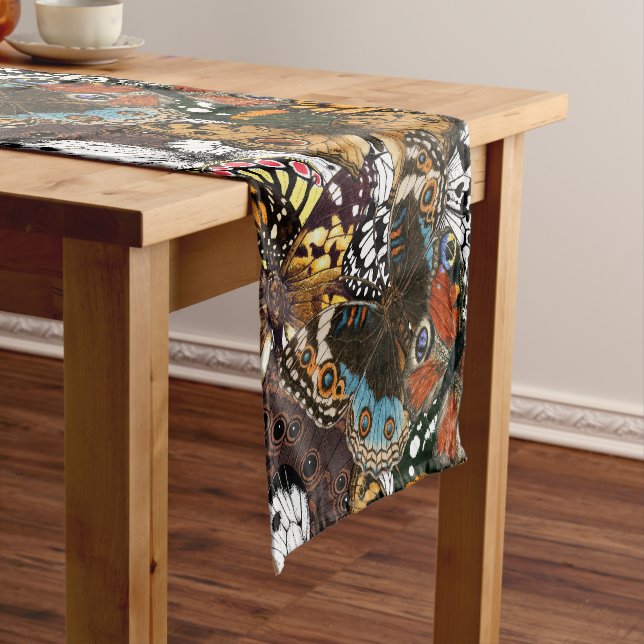 Animal print. Butterfly wings. Short Table Runner (In Situ)