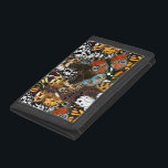 Animal print. Butterfly wings. Trifold Wallet<br><div class="desc">Various hand- painted butterflies pattern</div>