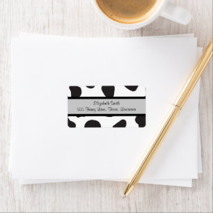 Animal Print (Cow Print), Cow Spots - White Black Label