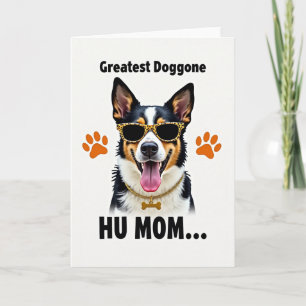 Animal Print Dog Card