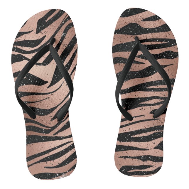Animal Print Flip Flops (Footbed)