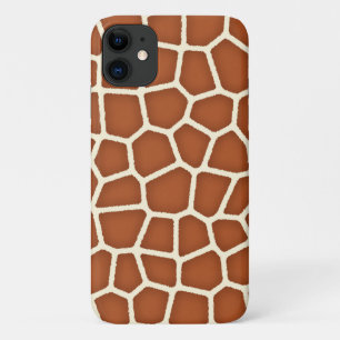 Animal Print, Giraffe in Shades of Copper Brown Case-Mate iPhone Case