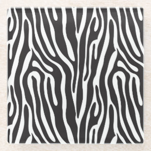 Animal Print Glass Coaster