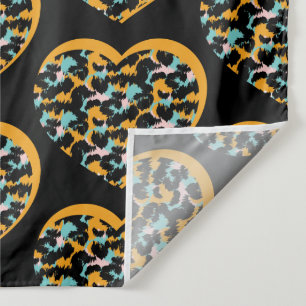 Animal Print Hearts Pattern  Tapestry