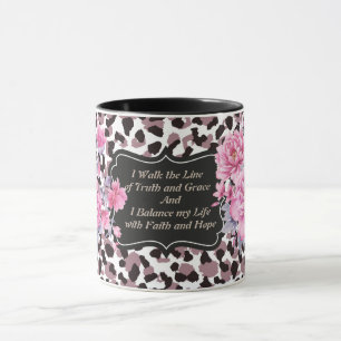 Animal Print I Walk the Line Mug