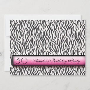 Animal Print Invitation