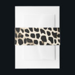 Animal Print - Invitation Belly Band<br><div class="desc">Animal Print - Invitation Belly Band
Design 02
A perfect little gift!</div>