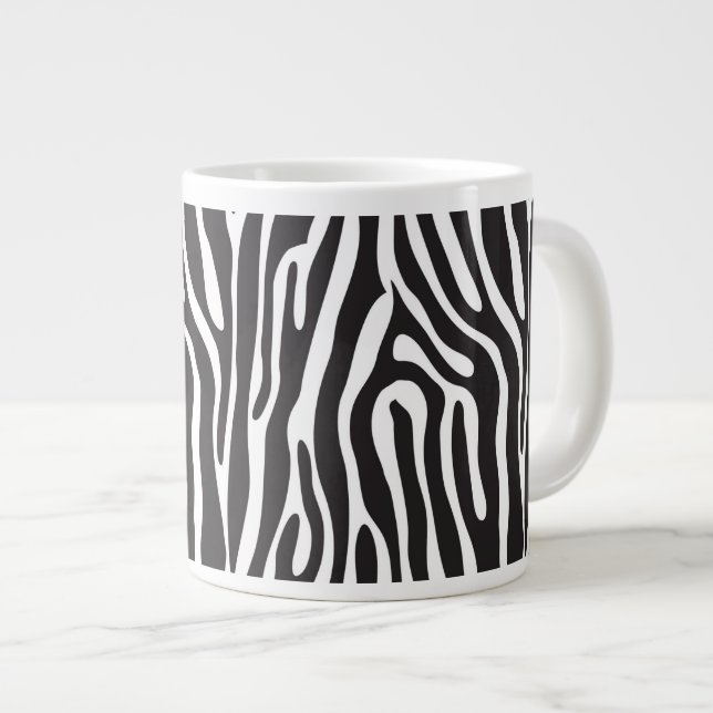 Animal Print Large Coffee Mug (Front Right)