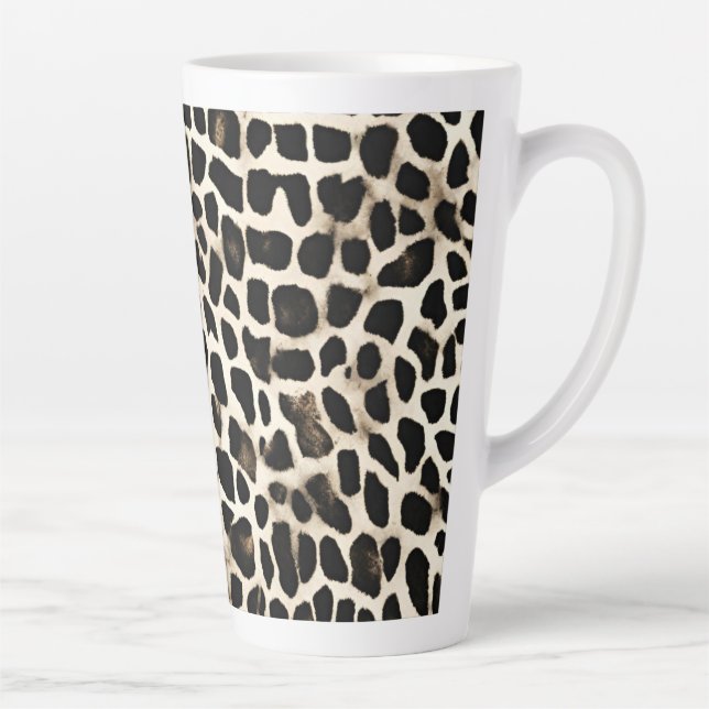 Animal Print - Latte Mug (Right)