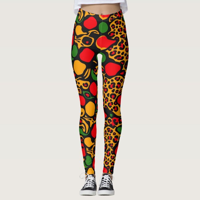 Animal Print Leggings (Front)