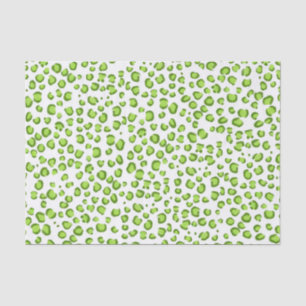 Animal Print Leopard Pattern Green Gift Tissue Paper