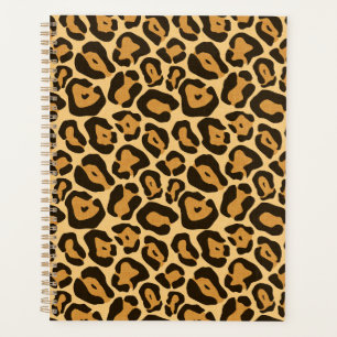 Animal print leopard planner