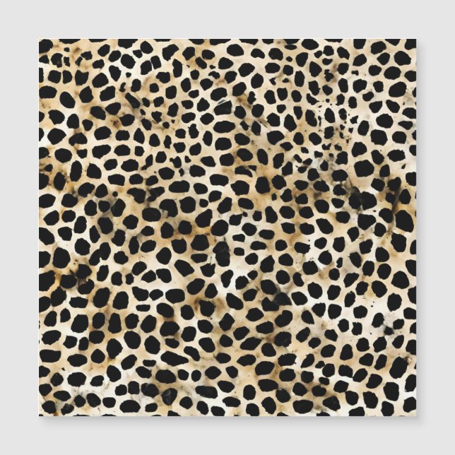 Animal Print - Magnetic Card (Front)