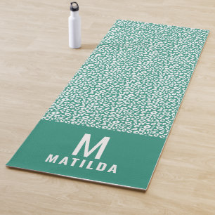 Animal print modern colorful yoga mat