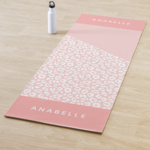Animal print modern colourful geometric yoga mat