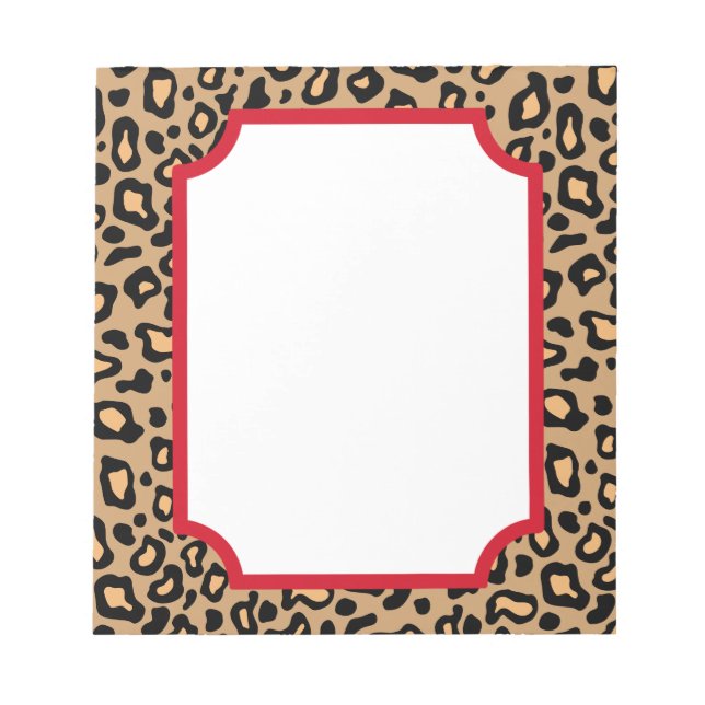 Animal Print Notepad (Front)