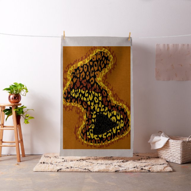 Animal print of leopard #16 fabric (In Situ)