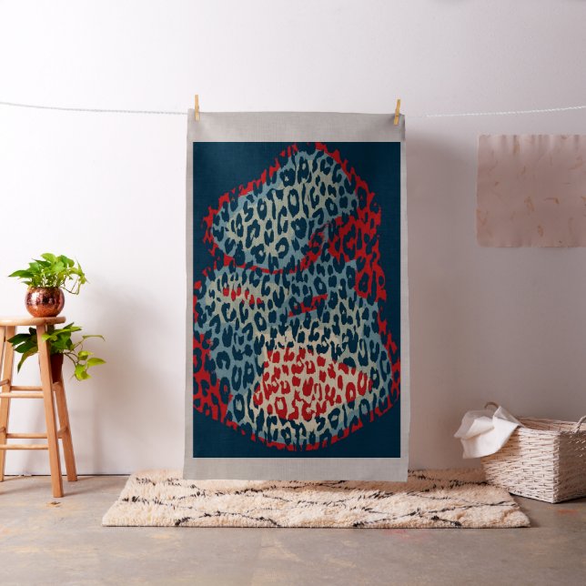 Animal print of leopard #25 fabric (In Situ)