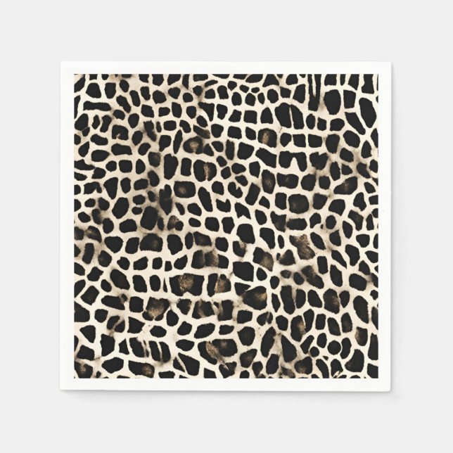 Animal Print - Paper Napking Napkin (Front)