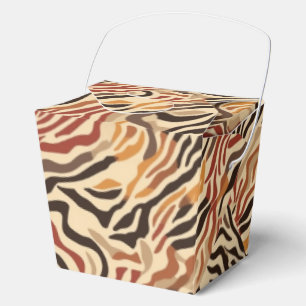 Animal Print Party Favour Box
