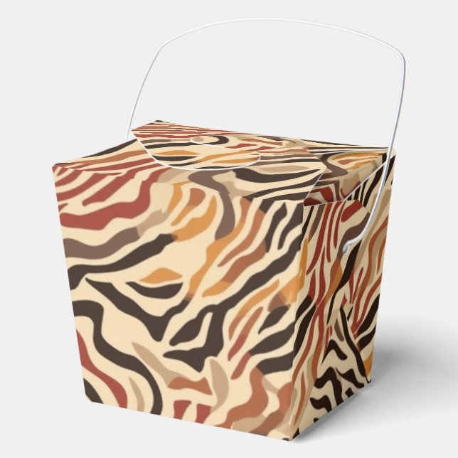 Animal Print Party Favour Box (Front)