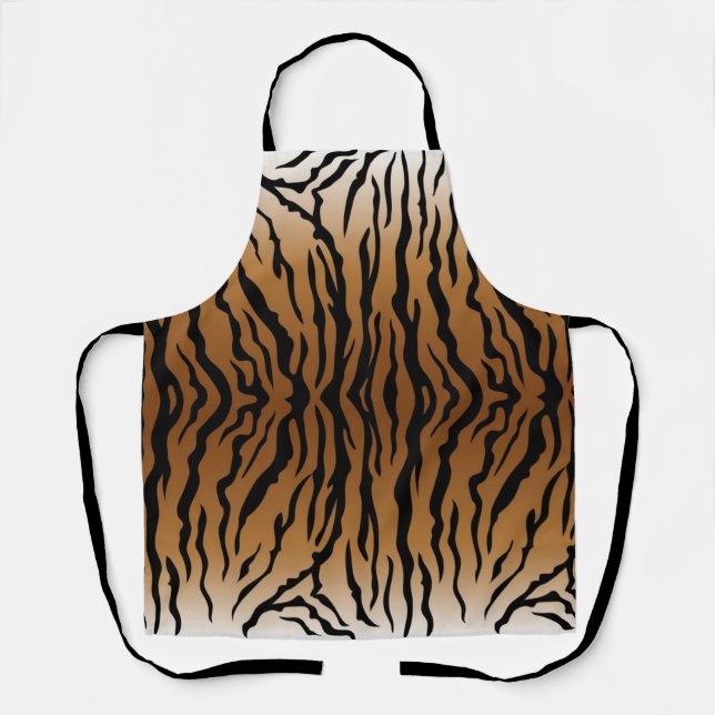 Animal print pattern apron (Front)