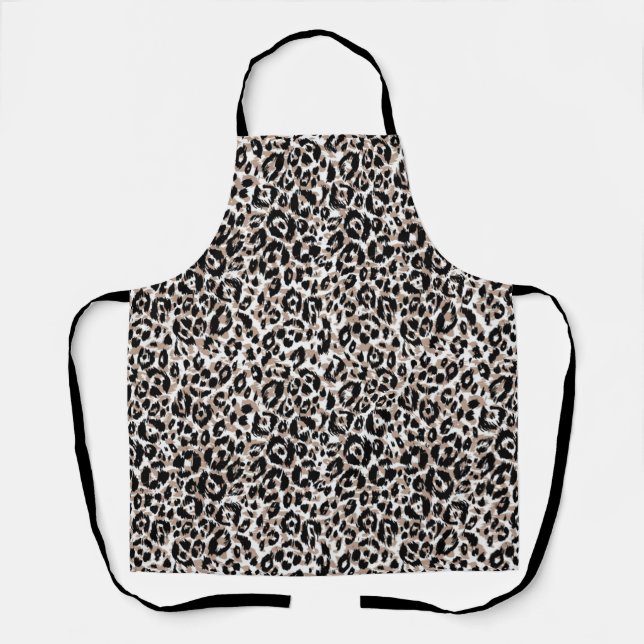 Animal print pattern apron (Front)