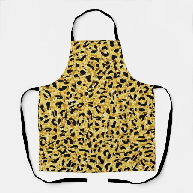 Animal print pattern apron (Front)