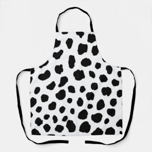 Animal print pattern apron