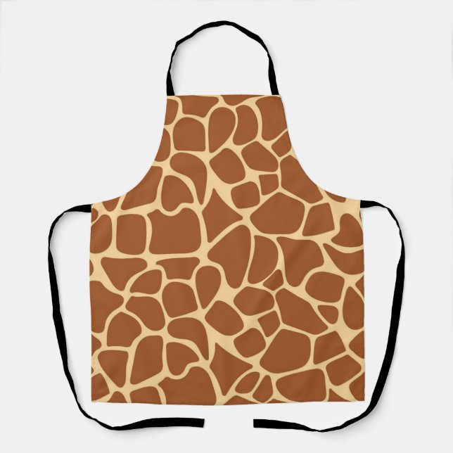 Animal print pattern apron (Front)
