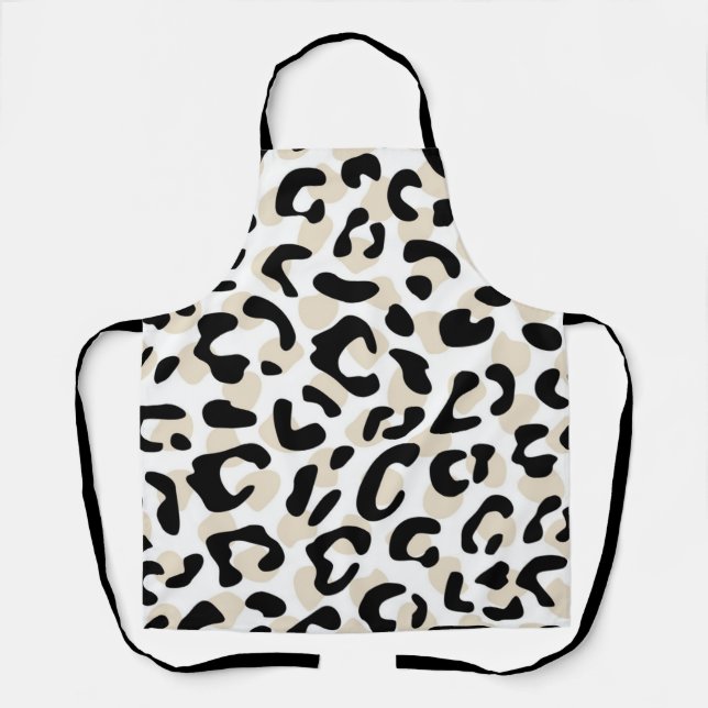 Animal print pattern apron (Front)
