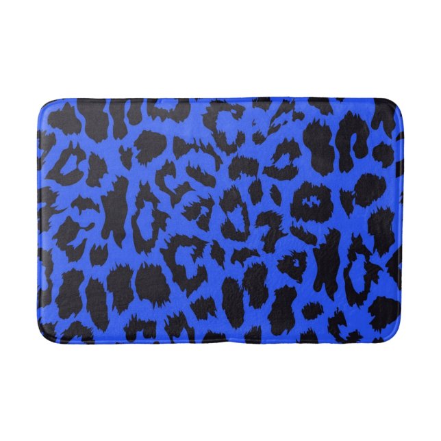 Animal print pattern bath mat (Front)