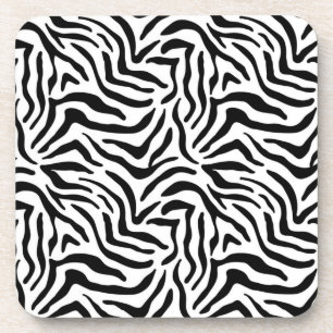 Animal print pattern coaster