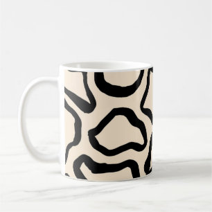Animal print pattern coffee mug
