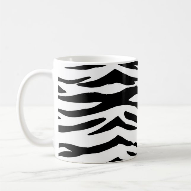 Animal print pattern coffee mug (Left)