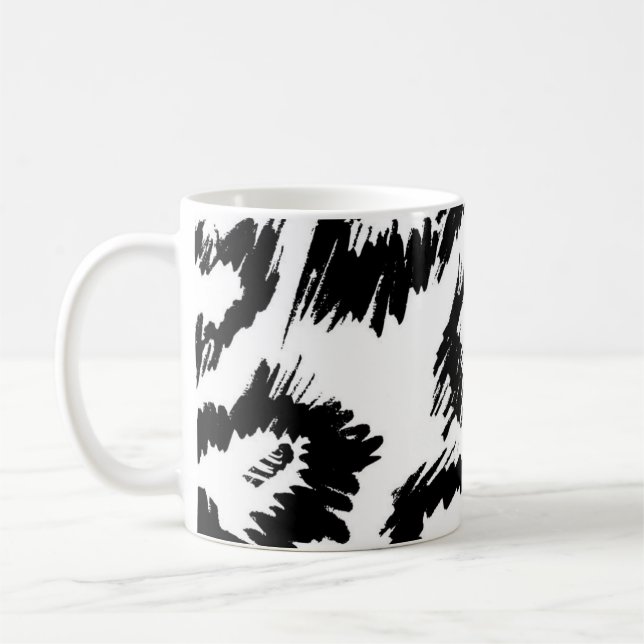 Animal print pattern coffee mug (Left)