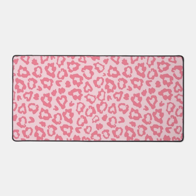 Animal print pattern desk mat (Front)