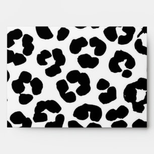 Animal print pattern envelope