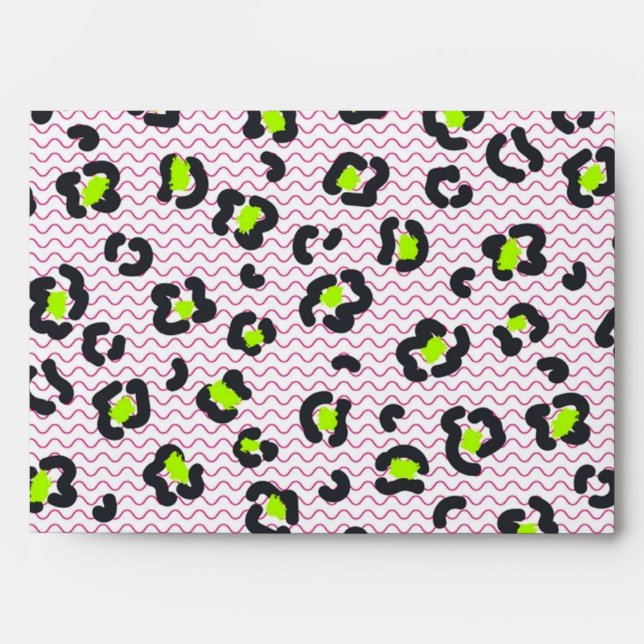 Animal print pattern envelope (Front)