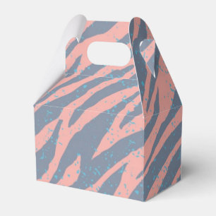 Animal print pattern favour box