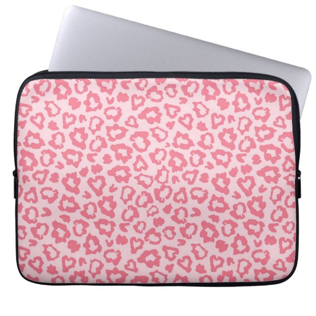 Animal print pattern laptop sleeve (Front)