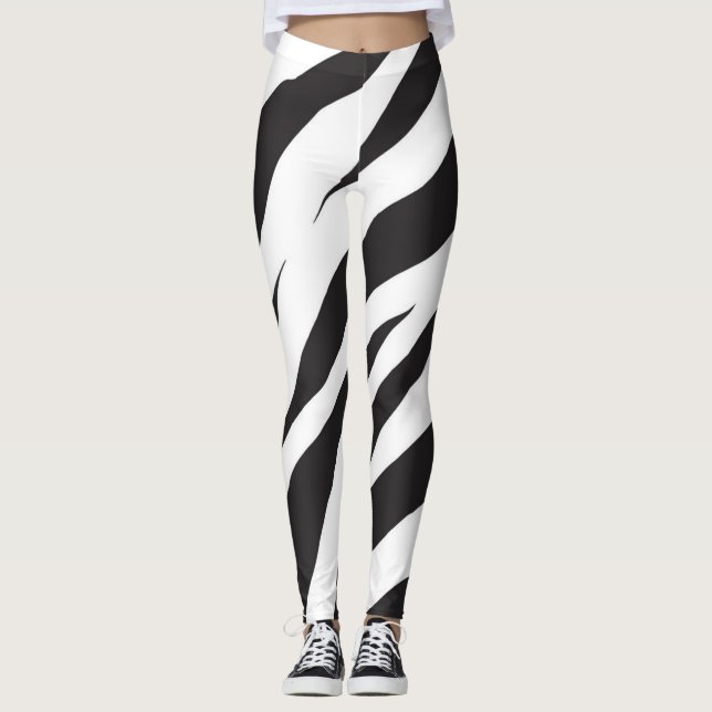 Animal print pattern leggings (Front)