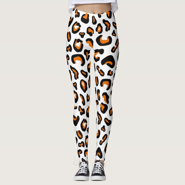 Animal Print Pattern Leggings (Front)