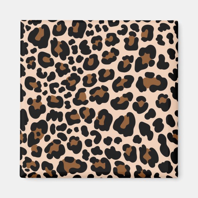 Animal print pattern magnet (Front)