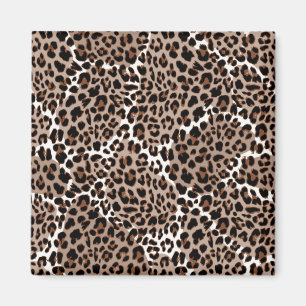 Animal print pattern magnet