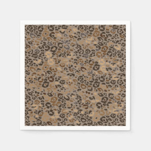 Animal print pattern napkin