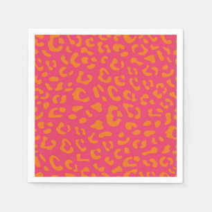 Animal print pattern napkin