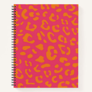 Animal print pattern notebook