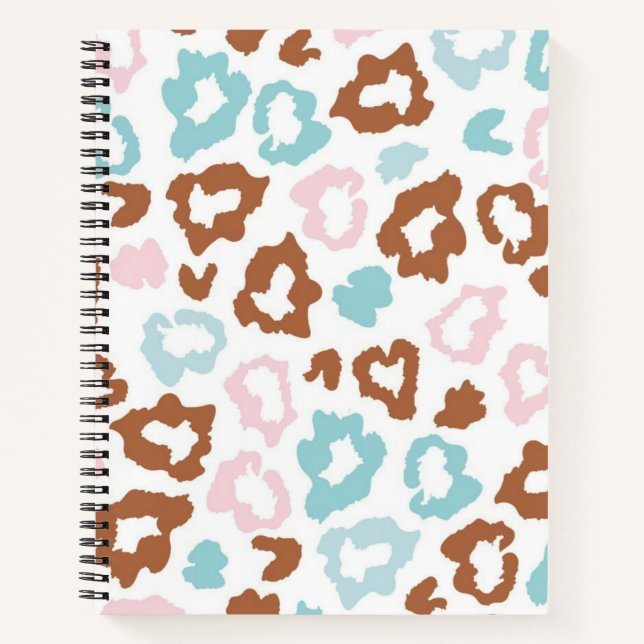 Animal print pattern notebook (Front)